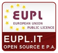 EUPL.it Sito interamente dedicato Diffusione della EUPL in ITA Monitoraggio EUPL (ITA, UE) Dialogo ITA-UE