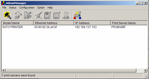 ATTIVAZIONE SCHEDE ETHERNET PER STAMPANTI SATO SERIE ENHANCED Il collegamento normale delle schede Ethernet è eseguito installando la scheda e collegando la macchina al sistema.