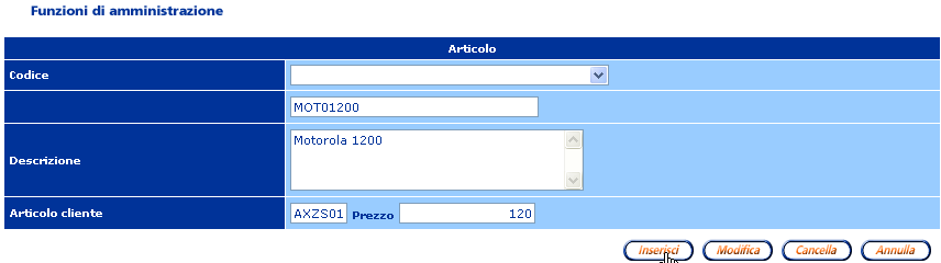 Per confermare le modifiche premere [MODIFICA], per annullare premere [ANNULLA]. 3.