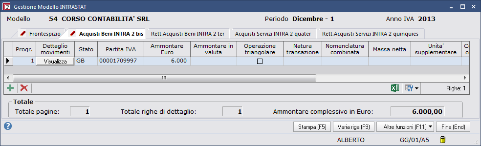 Acquisizione dati da file Excel File Excel in formato standard SISTEMI ATTENZIONE: Prima di procedere all'acquisizione, seguendo il flusso operativo di cui sotto, occorre obbligatoriamente aver già