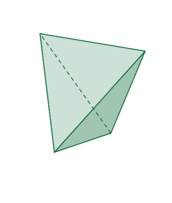 Fase 2 Dal foglio 1 x 2 al tetraedro Analisi geometrica 1.