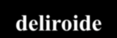 PRIMARIO: inderivabile, indeducibile; SECONDARIO, deliroide: deriva da uno stato affettivo, evento LUCIDO: stato di coscienza vigile (delusion) e può essere sistematizzato