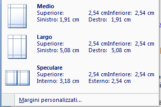 documento viene applicata la Visualizzazione layout di stampa.