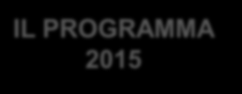 IL PROGRAMMA 2015 PARTECIPARE, INCONTRARE, CONFRONTARSI GIOVEDÌ 18 GIUGNO Mattina Benvenuto agli Ospiti Assemblea Nazionale ANACAM Assemblea Nazionale ANICA Expo ITALIAELEVA Pomeriggio Expo