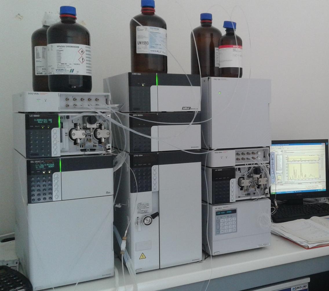 Scelta di un metodo in HPLC per la determinzione della composizione aminoacidica applicabile a Falco, F. 1,2 Stincone, 1 P.