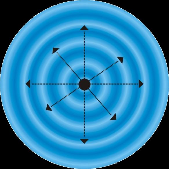 Onde elettromagnetiche Un sasso gettato in uno stagno genera