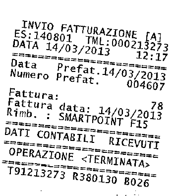 La dicitura SMART POINT F15 si riferisce alla MODALITÀ DI RIMBORSO da te scelta per il pagamento