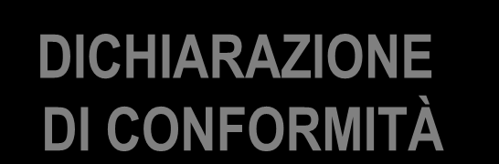 DICHIARAZIONE DI CONFORMITÀ Riferimento a dichiarazioni di conformità precedenti o parziali Per individuare in modo