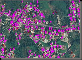 Dalla differenza tra i due modelli (terreno e superficie) si ottengono gli oggetti emergenti dal terreno (Figura 4.6).