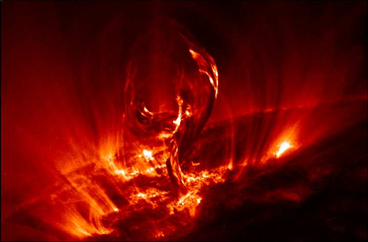 Optical Solar flares Violente esplosioni, in prossimità di macchie solari, spesso presso la zona di inversione della direzione del campo magnetico Temperatura della corona sovrastante: ~5 x 10 6 K