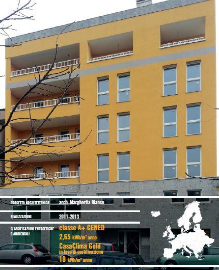 Sistema a cappotto con pannelli in lana di roccia_referenza Edificio residenziale «La Tuxa»_MILANO Progetto architettonico: Arch. M. Bianco, Milano Ing. D.