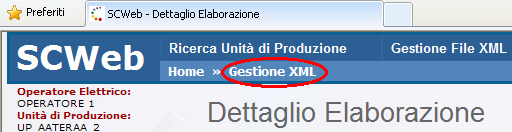 44 di 49 Figura 56: Dettagli elaborazione Tramite il pulsante nella colonna XML è possibile scaricare la porzione di XML che riguarda l operazione prescelta.