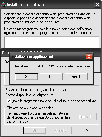 - Installazione del programma Il pacchetto di installazione del programma contiene numerosi files, tra cui i CAB validi per i diversi sistemi operativi, che verranno invidiatati automaticamente dall