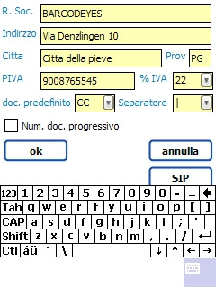 - Avvio del programma Dal menu START di Windows, cercare il collegamento a ORDINI dentro la cartella PROGRAMMI, e avviare il programma A seconda della velocità del palmare CPU e possibile che l avvio