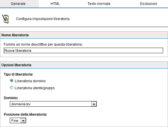 Schermata 118: aggiunta di una nuova liberatoria 3.