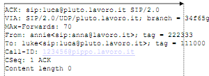 Cap. 3 IMS (IP Multimedia Subsystem) Fig.3.5: Esempio di chiamata SIP. 3.3.1.