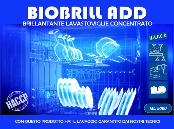 DIVISIONE CUCINA BIOMATIC ADD APPLICAZIONI Detergente liquido, altamente alcalino, senza fosfati e ad alta concentrazione per il lavaggio delle stoviglie e del pentolame in macchine lavastoviglie