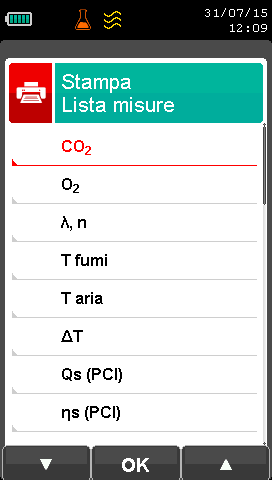 Esempio: 1. Aggiungere nella lista una misura 2.