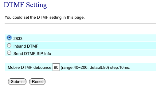 Mobile Setting Nel pannello Mobile Setting modificare la voce SIP from dal default a Tel/Tel (Not Std).