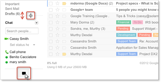 Does your Gmail look different than what s shown here? To fix this, switch to the new look!