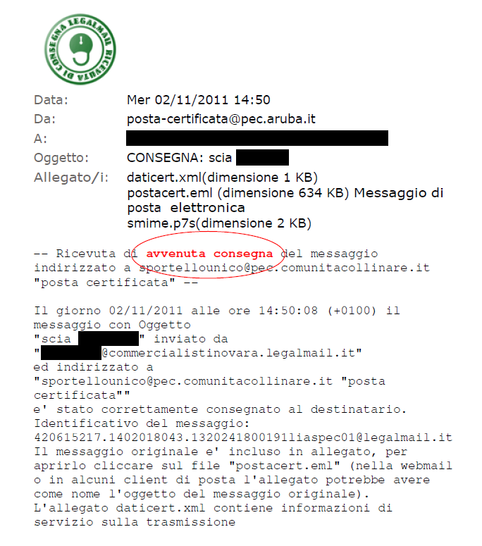 SCIA NON CONTESTUALE DIRETTA AL SUAP COMUNALE Dal Portale www.impresainungiorno.gov.