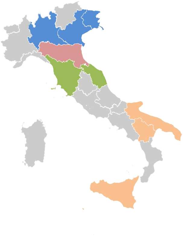 granella di frumento duro prodotta. - Water Footprint: espressa in metri cubi di acqua per ton di granella prodotta.