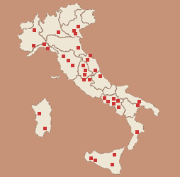 L AiCC: le 36 città della ceramica L AiCC: dove opera ESTERNA ALL ITALIA DI RETE