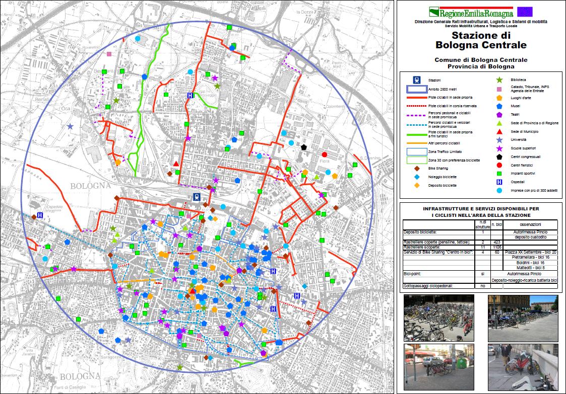 azioni regionali: Moka atlante intermodalita bici treno L'attività consiste nel completamento e nell'integrazione dei dati sul data base cartografico relativo alla rete regionale della mobilità