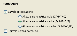 Passo 2 : Inserire dati sull installazione In caso di controllo a valvole, fare la scelta giusta in base al tipo di installazione : HMT :