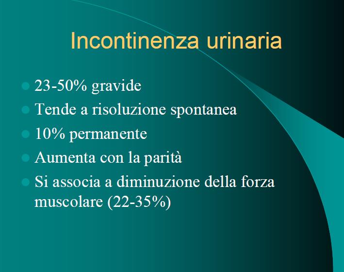 NEUROPATIA OSTETRICA DEL NERVO PUDENDO 85% DELLE PUERPERE (PS)