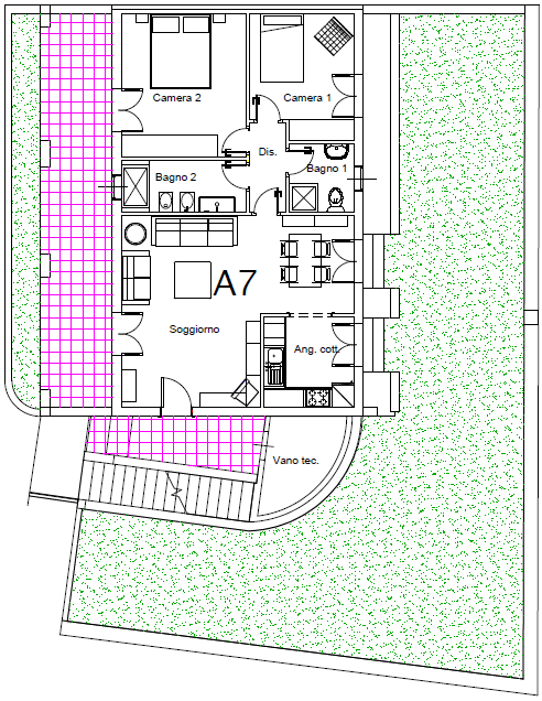 RIF. fort 7 Nelle vicinanze di una delle più incantevoli spiagge dell Argentario, in complesso residenziale di prossima realizzazione, appartamento di ca. 80 mq.