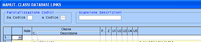 4 CONTENUTI 4.1 Definizione Classi 4.1.1 Configurazione Classe La gestione dei documenti si basa sulle Classi.