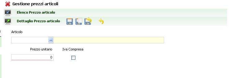 La codifica degli articoli è infatti provinciale, ma i prezzi sono definibili, se lo si desidera sulle singole ditte attraverso la seguente