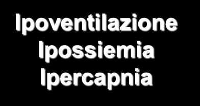 Effetti del sonno sulla respirazione Sonno - - - - - Inputs corticali Sensitività chemorecettoriale Motoneuroni respiratori