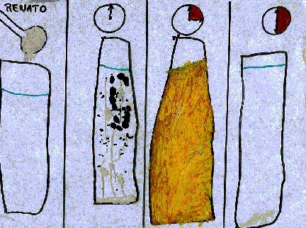 TERRA E ACQUA: verificare come terreni diversi assorbono quantità di acqua diverse (ad un cucchiaio di terra aggiungere acqua misurata con siringhe senza ago).