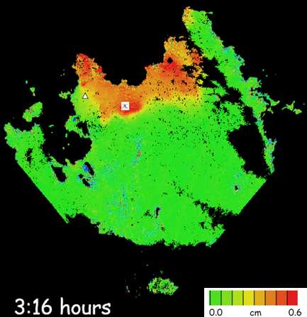 Val Canaria: dati di monitoraggio DATI RADAR È stato effettuato un rilievo della frana di Ce il giorno prima del crollo utilizzando il radar interferometrico