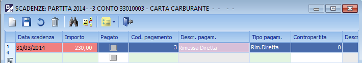 18) Ricevuta fattura con IVA indetraibile al 60% e costo deducibile all 20% (carburante auto) Causale: 21 Ricevuta Fattura Numero documento: 3 Data: 31/03/2014 Protocollo: 6 Fornitore: Carta