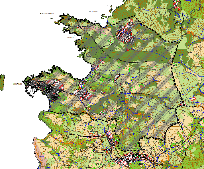 - Componenti ambientali ecosistemiche: Prevalenza di aree naturali e subnaturali (Macchia, dune, aree umide, aree boscate); - Punti, percorsi ed elementi panoramici: Tratti panoramici lungo la strada