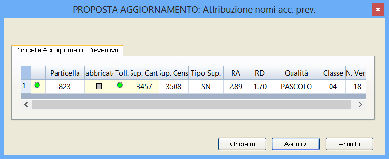 Capitolo VII Accorpamento Preventivo Introduzione La procedura Genera proposta di aggiornamento è stata modificata allo scopo di consentire all utente di poter eseguire, se necessario, l accorpamento