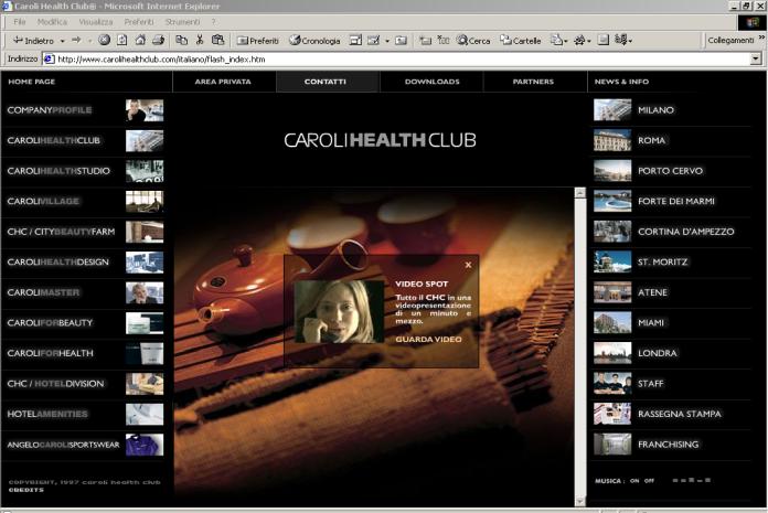 Caroli Health Club - Milano http://www. www.carolihealthclub.com F.