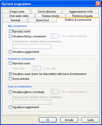 NetOp Host L'ID spazio per nome viene applicato solo se l'host comunica mediante un profilo di comunicazione che utilizza la periferica di comunicazionetcp/ip e per il quale nella finestra