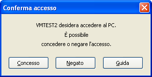 NetOp Host (impostazione predefinita: consentito). þ Entra in sessione multi-guest: entra in una sessione di Controllo remoto in esecuzione (impostazione predefinita: consentito).