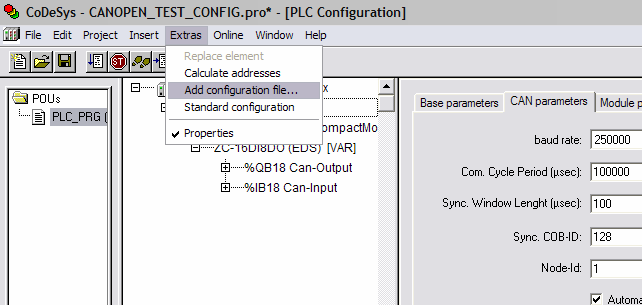 9 QUICK START: CANopen IN CODESYS 2.