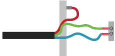 2.2.3 Alimentazione moduli periferici La sezione deve essere tale da garantire: Una caduta di tensione sui loop verso i terminali remoti inferiore a 1,5 V. Una tensione non inferiore a 10,6 V.