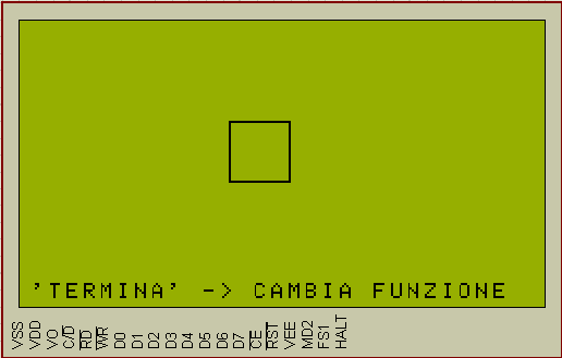 4.2 Casi d uso: disegnaquadrato Figura 15: casi d'uso2 Stesso discorso viene fatto per la funzione disegnaquadrato: dopo la visualizzazione della schermata iniziale, l utente preme il tasto QUADRATO