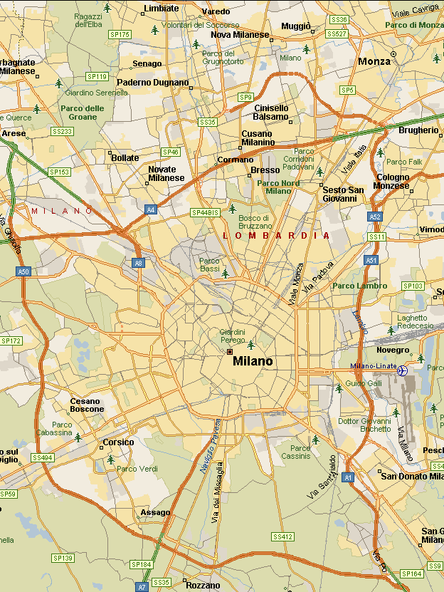 Tangenziale Ovest - Milano Tangenziale Est - Milano Tangenziale Nord - Milano Milanese Aree esterna Paderno Dugnano - c.