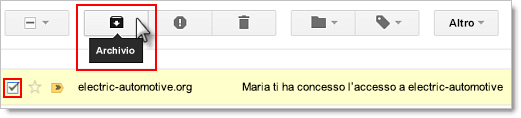 Come nascondere più etichette Per nascondere più etichette che utilizzi raramente, procedi nel seguente modo: 1 Seleziona Impostazioni dal menu a discesa dell'icona a forma di ingranaggio.