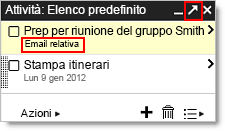 3 Per aprire Google Task, fai clic sulla freccia verso il basso a destra di Posta nella barra laterale sinistra e seleziona Google Task.