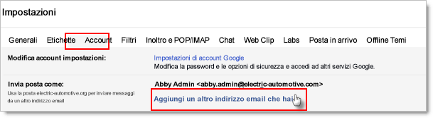 Attività comuni di Gmail Invio di email per conto del manager In linea di massima, consigliamo di utilizzare Gmail delegato, come illustrato in precedenza.