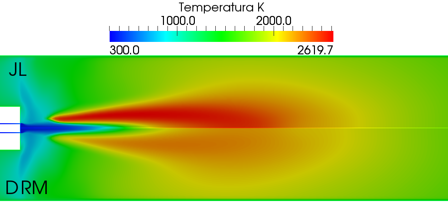 Risultati simulazioni CFD 29 (a) Temperatura, K 3 25 2 15 1 z=.1 m 5 Temperatura, K 3 25 2 15 1 z=.25 m 5 Temperatura, K 3 25 2 15 1 z=.5 m 5 Temperatura, K 3 25 2 15 1 5 (b) z=1.